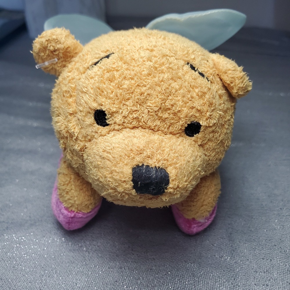 Disney Store Mini Bean Bag Fairy Pooh 8 Inch Plush Toy Vtg
